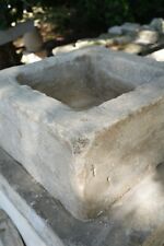 lavabo in pietra squadro 50x50x23