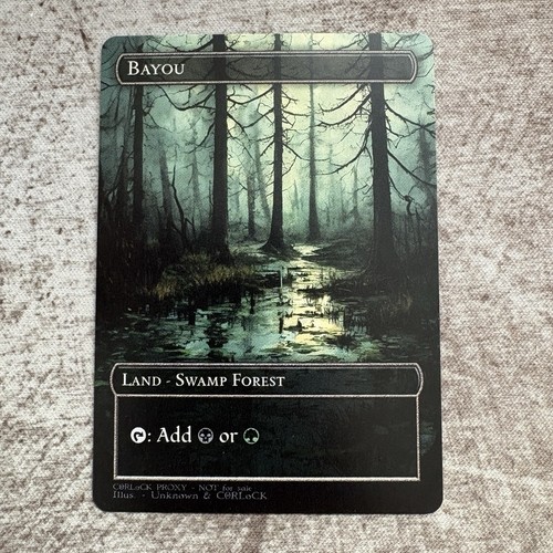 Bayou custom art - custom, magic