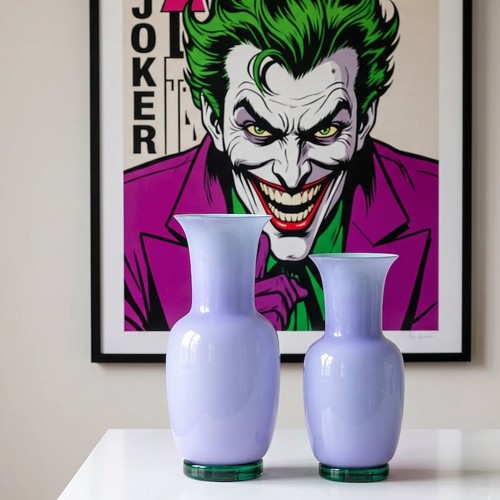 Vaso opalino venini lilla - vaso,