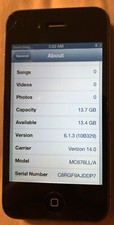 iPhone 4 Black (Verizon) A1349
