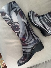 Stivali Pioggia Emilio Pucci Nuovi Mai Indossato!