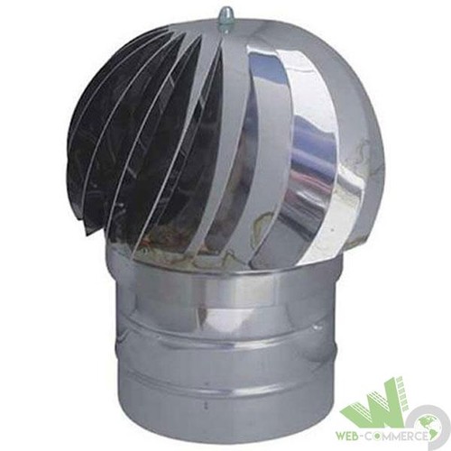 Fumaiolo ventolino inox tondo - ventolino,