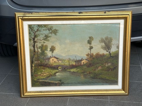 Luigi liverani quadro olio - olio, su