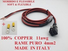 Sommerkamp Yaesu FT-767DX  FT 767 DX power cord cable DC 13.8V cavo alimentaz .