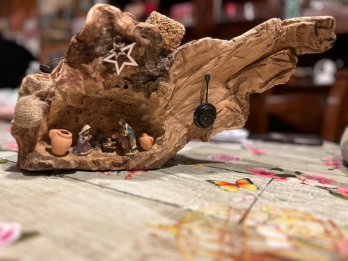 Presepe legno artigianale - presepe,