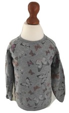 Felpa zara girls 110 grigia - felpa,