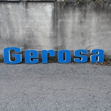 Insegna luminosa vintage MOTO GEROSA 70segnaletica plastica illuminata 366 cm