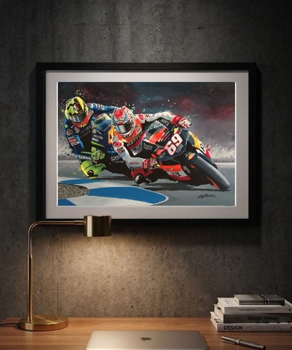 Stampa artistica nicky hayden - artistica,