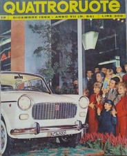 RIVISTE QUATTRORUOTE 1962