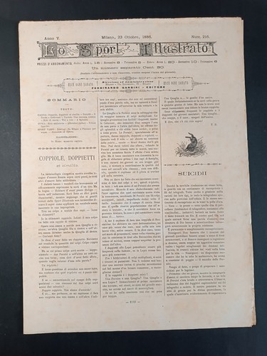 Rivista sport illustrato - rivista,