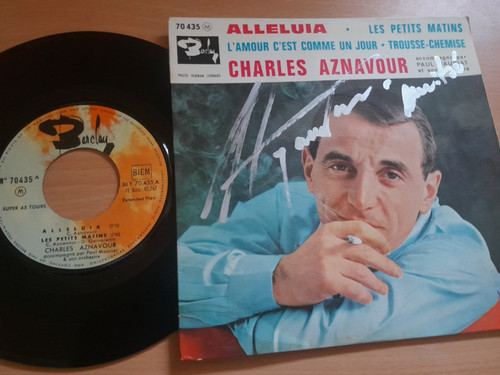 Charles aznavour autograph - charles,