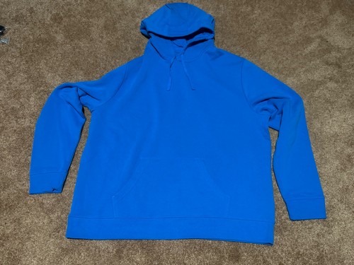 Felpa con cappuccio uomo blu