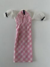 Abito originale anni 70 Barbie Quick Curl rosa  #4220 Mattel 1973