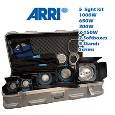 Arri Tungsten 5 light kit -