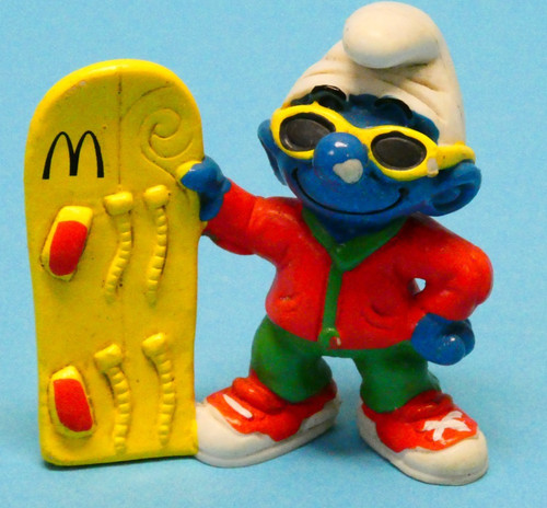Puffo snowboard mcdonald s - n.1, mcdonald's