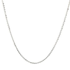 Catenina Donna Oro Bianco 9kt