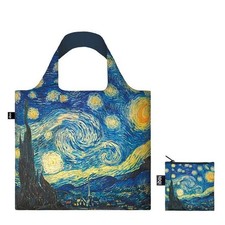Borsa LOQI VINCENT VAN GOGH LA NOTTE Shopping Viaggio Spiaggia RICHIUDIBILE