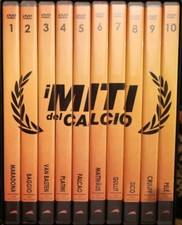BOX COFANETTO 10 DVD I MITI DEL CALCIO 