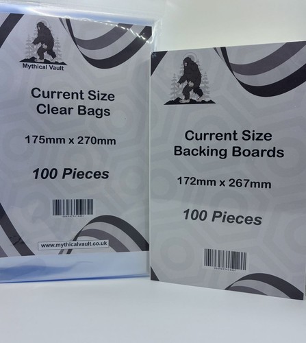 100 comic book bags and - 100,