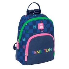  Zaino Benetton Damero Blu
