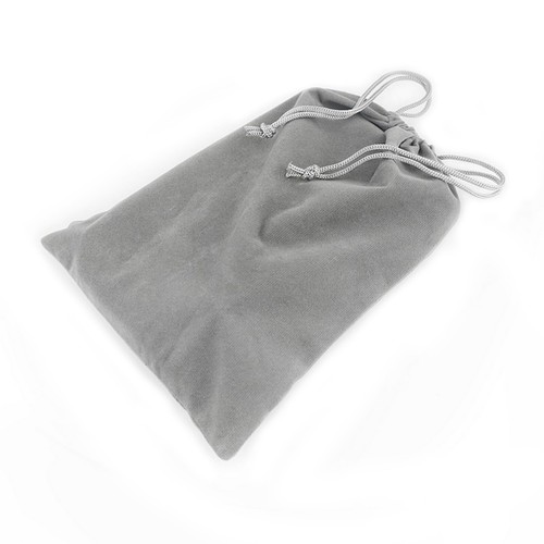 Borsa grigia con - , coulisse