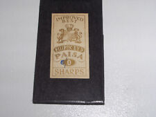 25 AGHI X CUCIRE A MANO ARTIGIANO PELLE CUOIO PUNTA TRIANGOLARE CM 6,5 ACCIAIO