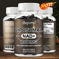 NAD Liposomiale 1800mg - per Anti Invecchiamento, Energia, Focus Booster, Rigeneratore Cellulare