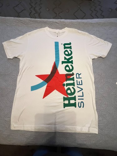 Shirt bianca heineken siver - t-shirt,
