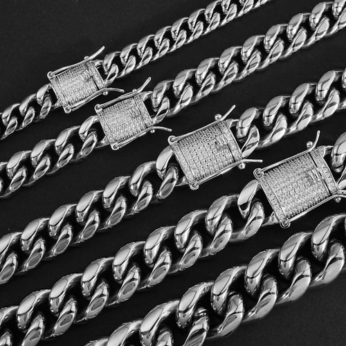 Bracciale maglia cubana - , in