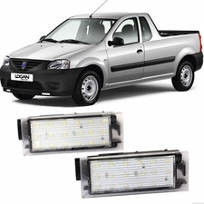 2 luci targa led Dacia Logan