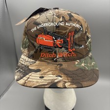 Ditch Witch Realtree Advantage Camouflage Hat Cap NEW MADE IN THE USA