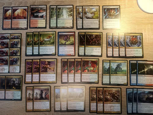 Mtg mazzo carte magic rosso - carte,