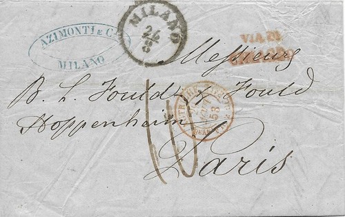 Italia 1853 via chiasso - 1853,,