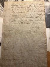 Manoscritto antico originale