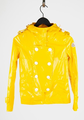 Impermeabile giacca giallo