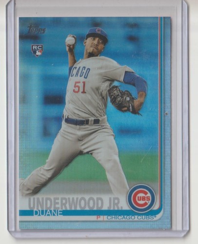 Duane underwood 2019 topps - duane, jr