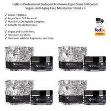 Helia-D Crema Cellule Staminali Argan Ialuronica Professionale Vegana Antietà x 4