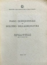 Piano quinquennale di sviluppo dell'agricoltura, Roma, 1965 