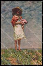 Illustratori Artista Firmato Beppe Ciardi Ars Minima Lady cartonelina ZG8953