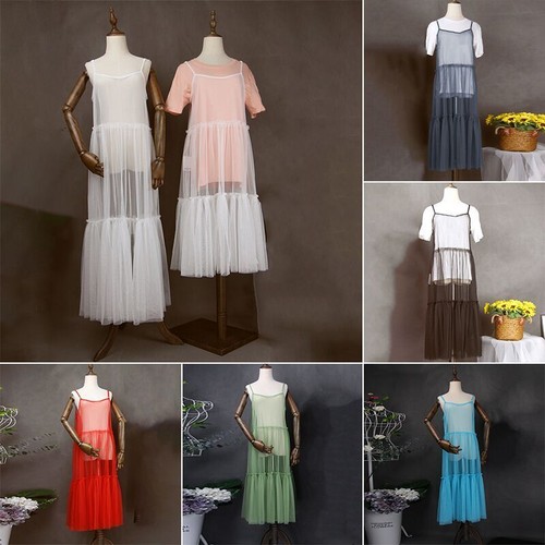 Abito donna maglia trasparente