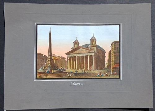 Stampa antica 1837 audot roma - stampa,