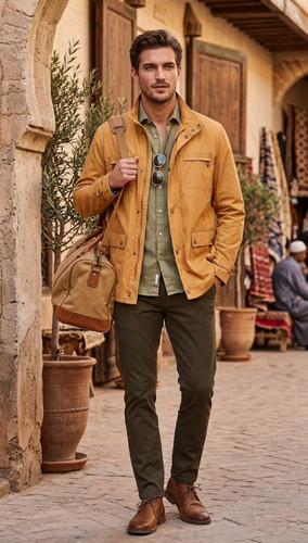 Vintage giacca safari taglia - vintage,