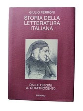 Storia della letteratura italiana - Giulio Ferroni - 4 volumi