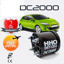 Kit HHO Idrogeno DC2000 Completo con 19 piastre in acciaio inossidabile  2400 cc