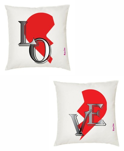 Cuscini 40x40 scritta love - scritta,