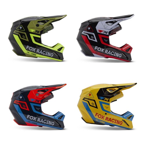 Casco fox cross race - fox, v1