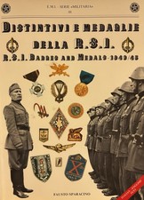 L183 - Libro "Distintivi e medaglie della R.S.I. - 1943/45" Lingua ITA/ENG