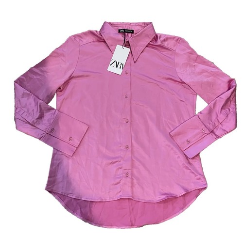 Zara satin shirt size - , m
