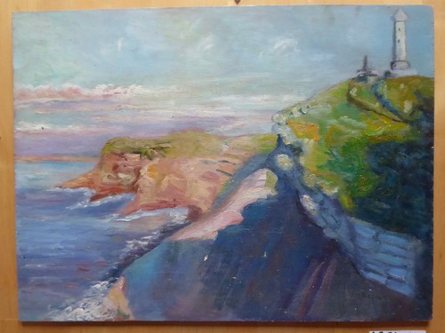 Quadro vintage olio su - vintage, ad