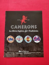 CAMERONS BIRRA INGLESE CLIPPING RITAGLIO PUBBLICITA' ADVERTISING #G1